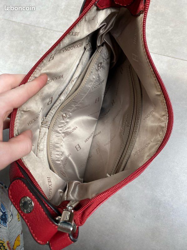 Sac à main Hexagona cuir (image 6)