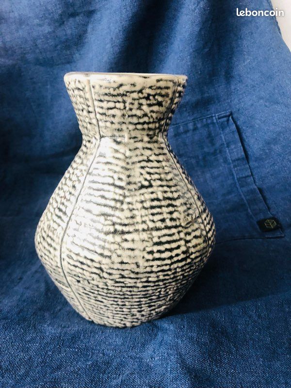 Vase vintage gris (image 3)