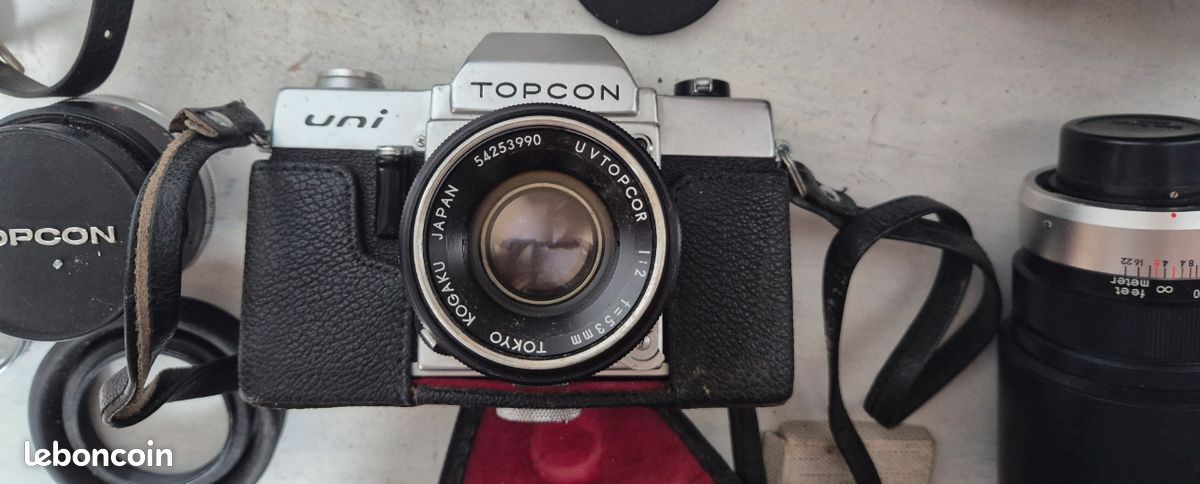 Appareil Photo Argentique Topcon Uni - Objectif Kogaku 53mm F/2, 35mm SLR, état Ok