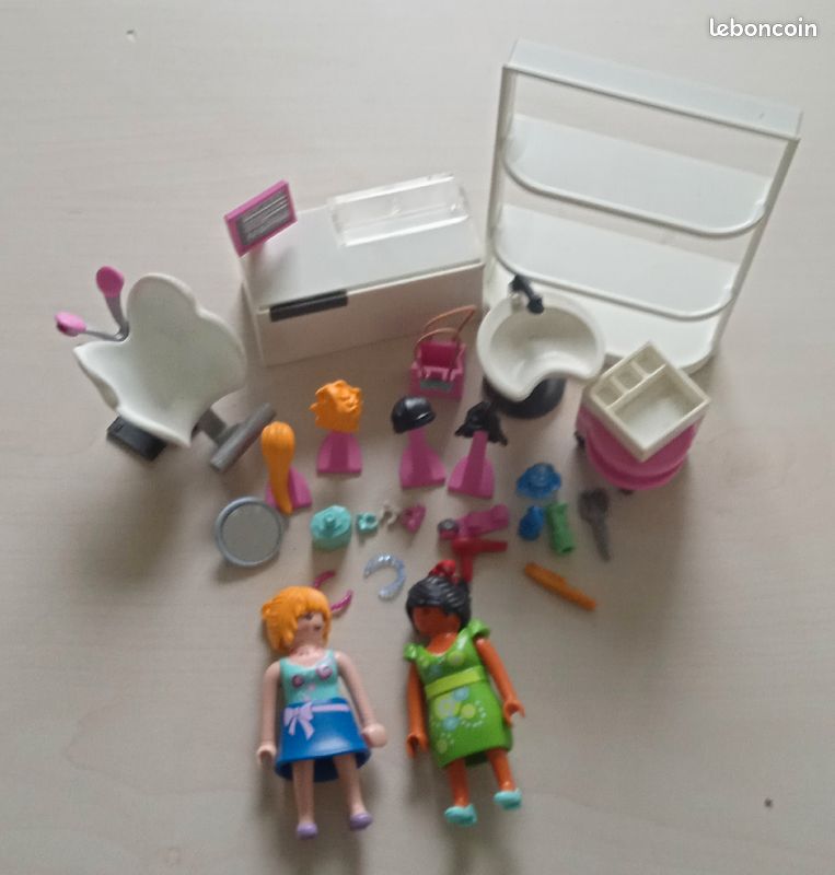 Salon de coiffure / coiffeuse playmobil (image 1)
