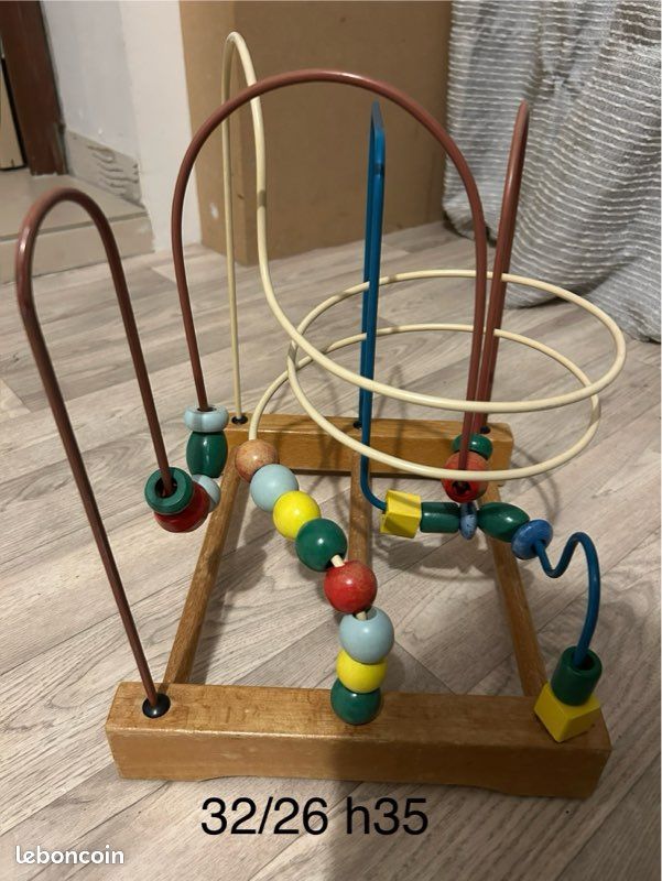 Grand boulier perle bois (image 2)