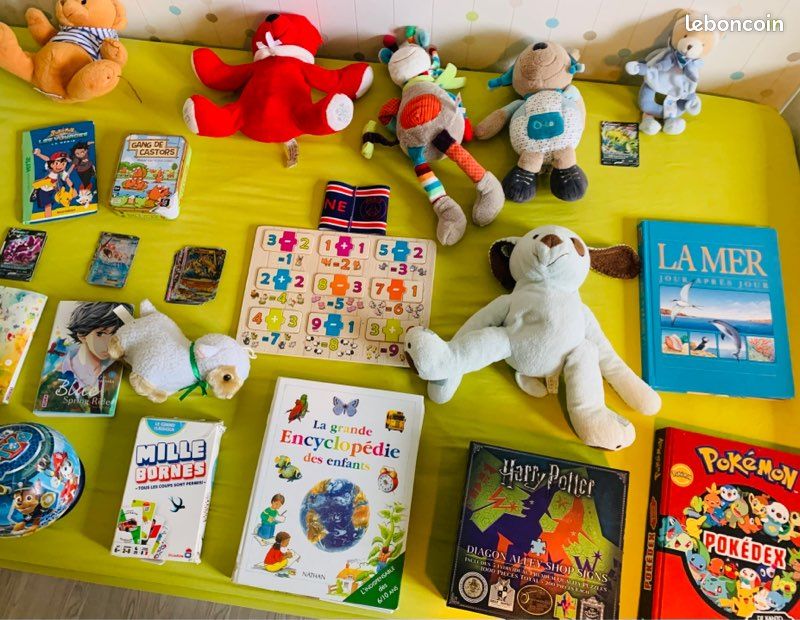 Jeux, livres, peluches en très bon état (image 5)
