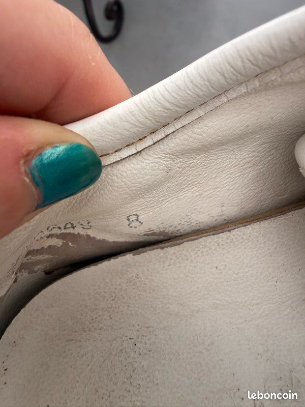 Tennis cuir blanc Dolce & Gabbana taille 8 homme (image 12)
