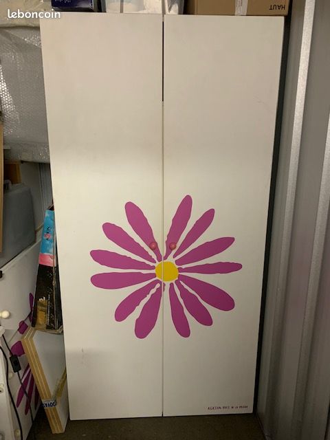 Ensemble chambre petite fille blanc et rose (image 1)