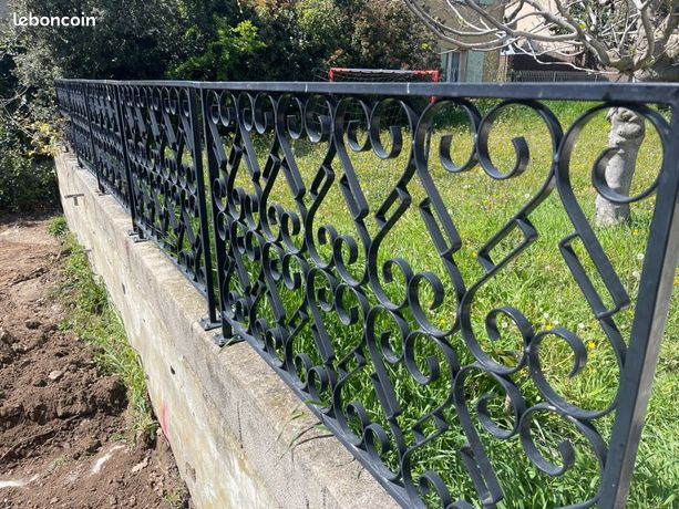Barriere fer forge -Bricolage d'occasion - leboncoin