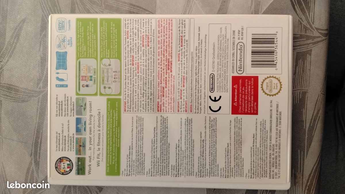 Jeu Wii Fit et Fit plus et Balance Board (image 4)