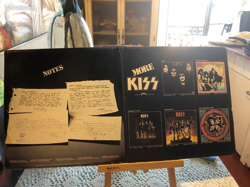 Vinyle 33t kiss double album 📔 original reissure gatfold france 🇫🇷 1979 hard rock 🤘 musique (image 5)