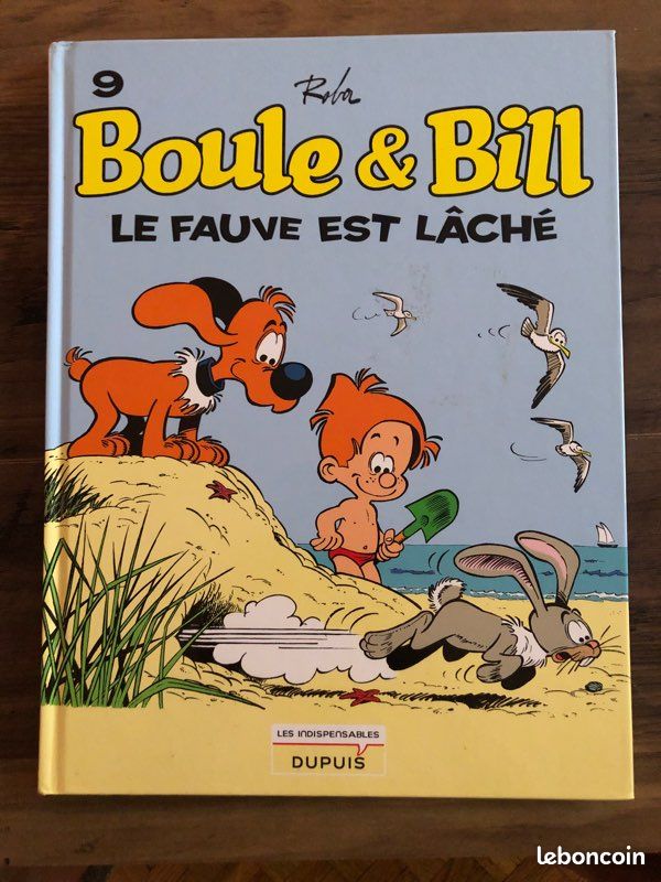 Bande dessinée Boule & Bill, tome 09 : Le fauve est lâchée, édition Dupuis (image 2)