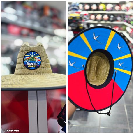 Bob Chapeau YANIUIE 974 Ile De La Réunion - Casquette Soleil Été Hommes Femmes 100% Coton