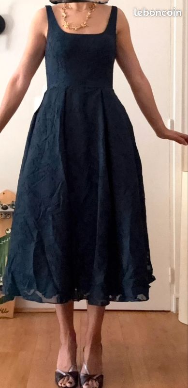 Robe de cérémonie bleue marine (image 1)