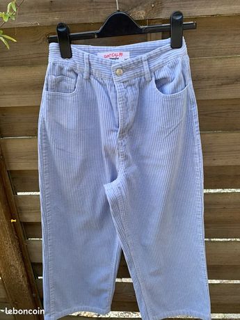 Pantalon De Survêtement Gris Jennyfer Taille XS - Occasion En Très Bon état, Coton Mixte