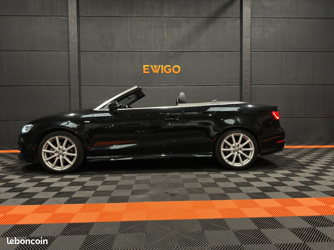 AUDI A3 CABRIOLET 1.8 TFSI 180CH AMBITION LUXE S-TRONIC - S LINE - CUIR - JA 18" - CAMERA RECUL - REGULATEUR ADAPTATIf (image 18)