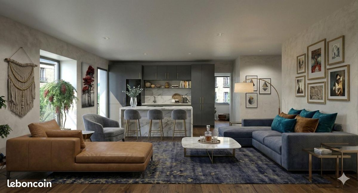 Appartement 4 pièces 85 m² · à Villeneuve-la-Garenne · 85 m² · 359 900 €