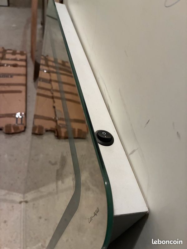 Grand miroir salle de bains à éclairage intégré Lux aqua (image 3)