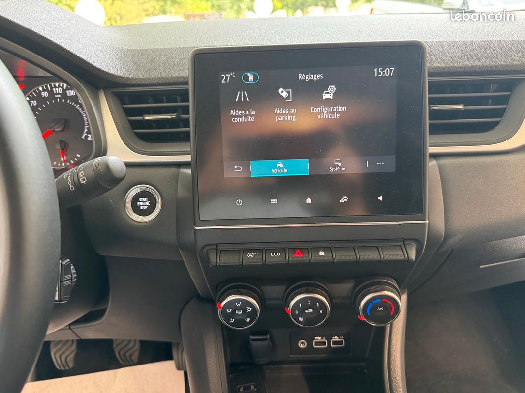RENAULT Captur TCE 90ch BVM6 Evolution Blanc Nacré *Prix HORS TAXE Affiché* Export 2024 (image 18)