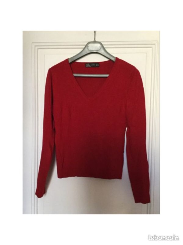 Pull rouge Zara (image 1)