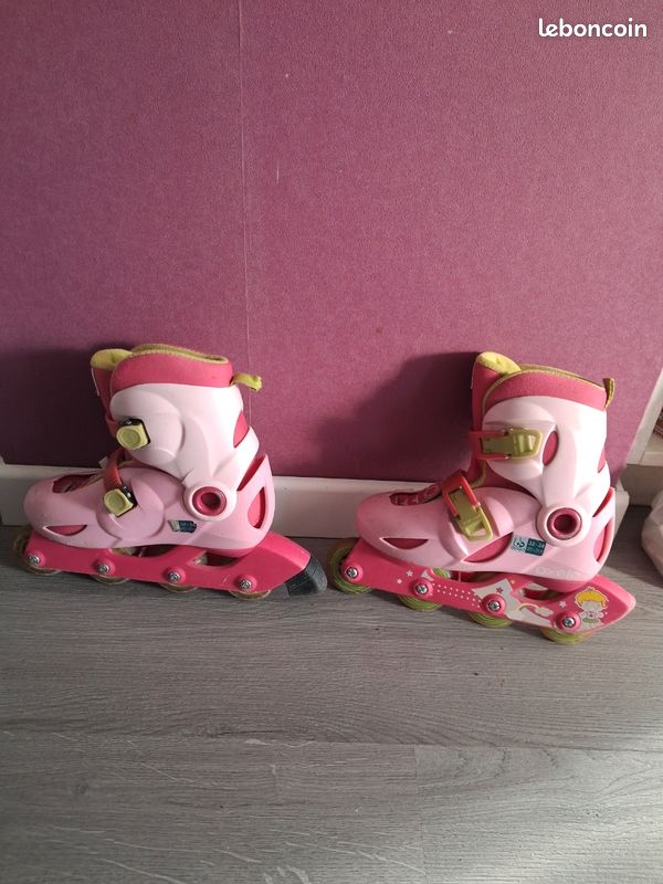 Rollers fille decathlon taille 32/34 (image 2)