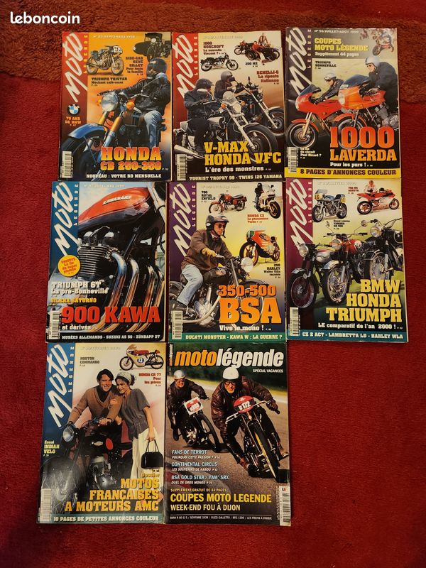Magazines MOTO LEGENDE 1999/2000 no 93, 95, 99 - 2004 no 145 (image 1)