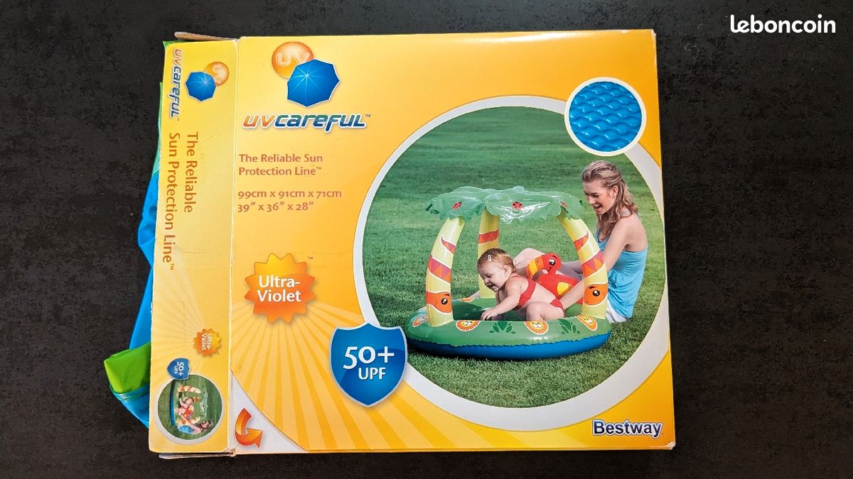 Pataugeoire bébé île anti UV (image 1)