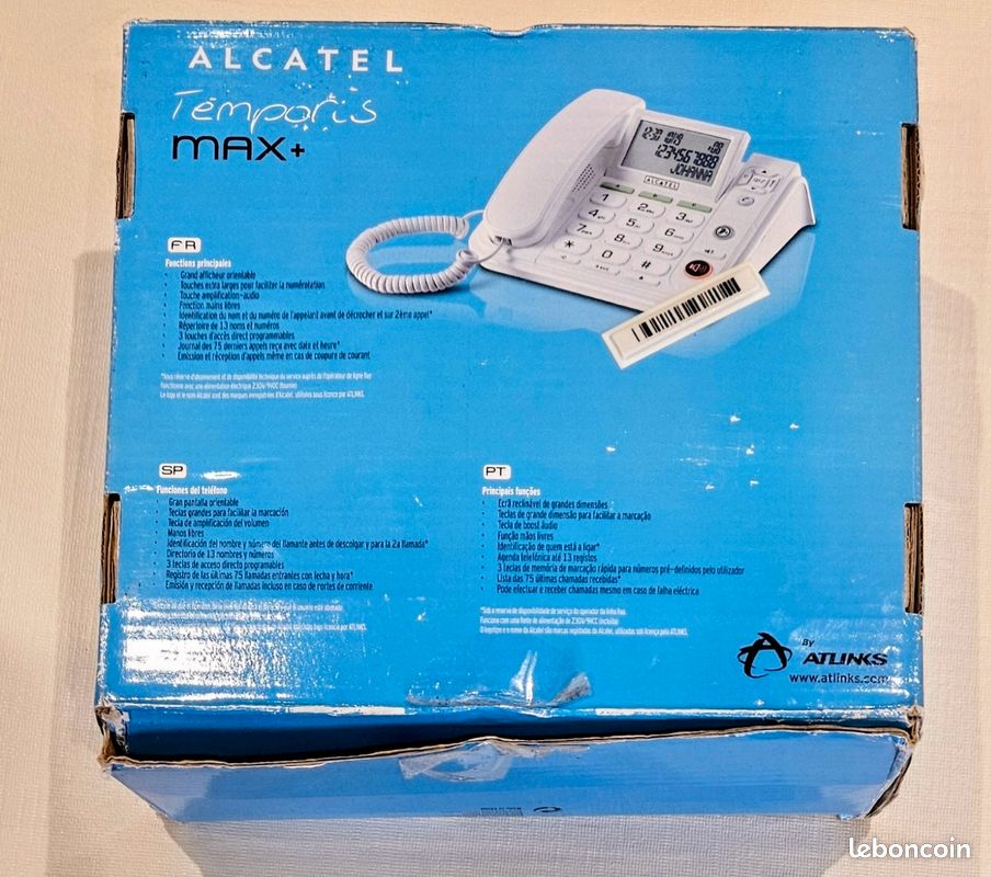Téléphone fixe grosses touches (mal voyant) (image 2)