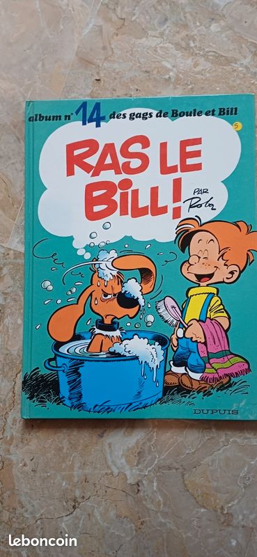 Album 14 boule et bill. Ras le bill (image 1)