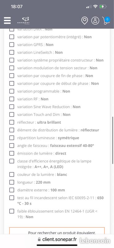 Projecteur pour éclairage d accentuation pour rail 48v (image 2)