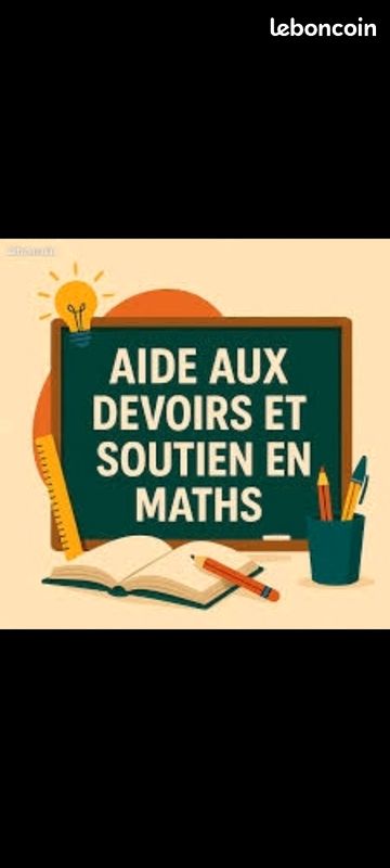 Aide aux devoirs et préparation examens en mathématiques (image 1)