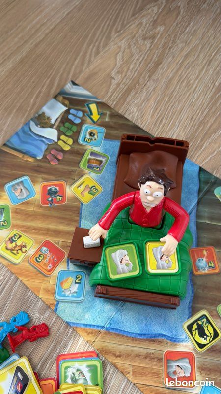 Réveille Pas Papa ! – Jeu De Société Enfant 4 Ans+, Plateau Avec éléments 3D, 2 à 6 Joueurs, Contenu Complet