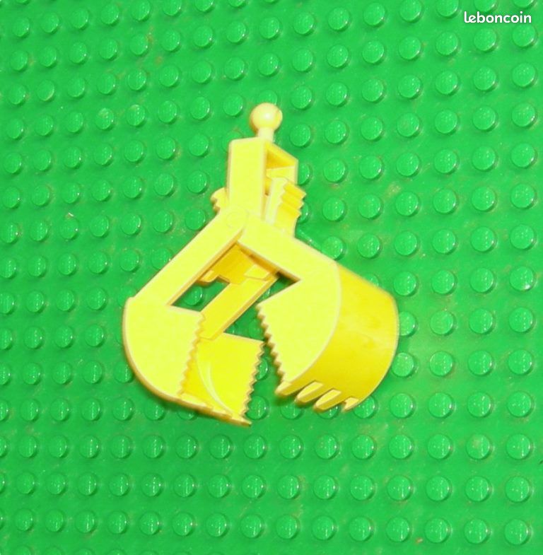 LEGO N°3492c01 PINCE GRUE EXCAVATEUR JAUNE (image 3)