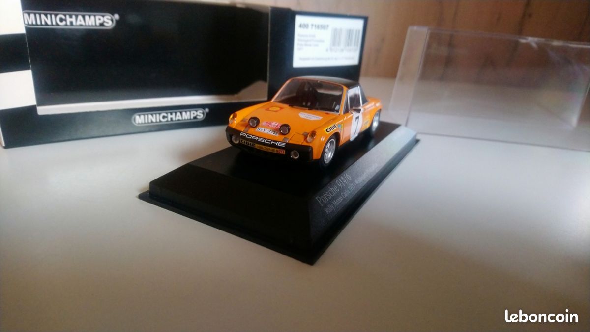 Porsche 914-6 GR4 – Tour De France Auto 1971 – Miniature 1/43 Mini Racing (Collection, état Neuf)