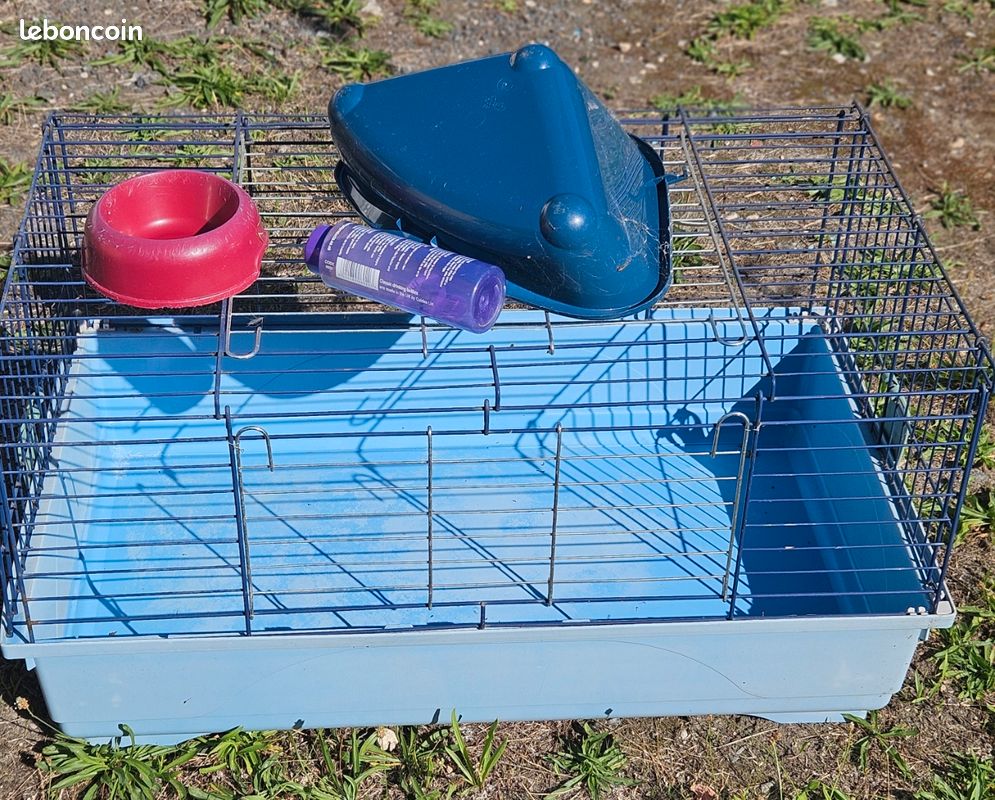 Cage bleu pour lapin (image 2)
