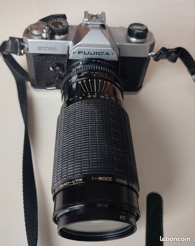 Appareil photo argentique Fujica Stx-1 vendu avec objectif 80-200mm (image 4)