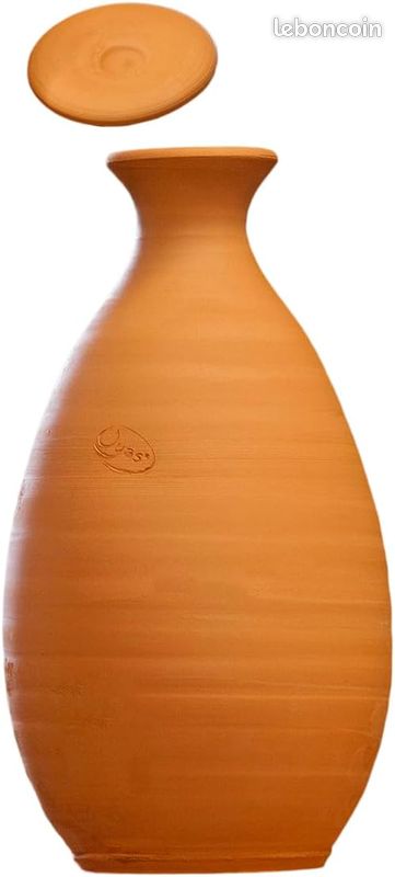 Oyas à Enterrer Taille M 1,5L - Irrigation Écologique Terre Cuite Fabriquée En France - Autonomie 3-6 Jours