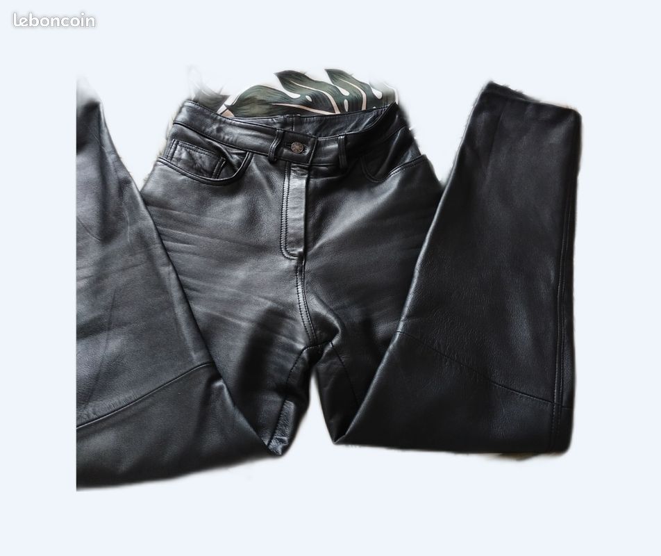 Pantalon cuir femme (image 1)