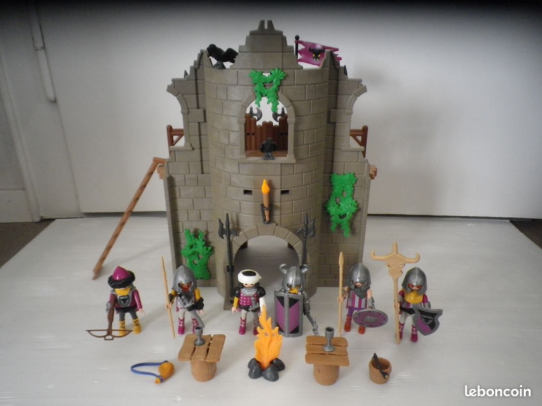 PLAYMOBIL (L3288) MOYEN-AGE - Entrée Bois Ruines du Château des