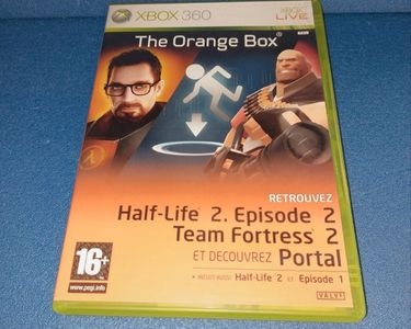 The orange box half life team fortress xbox 360 Jeux vidéo