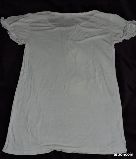 Tshirt blanc fille 10 ans (image 2)