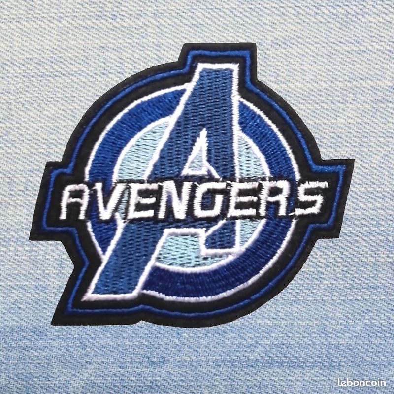 Écusson Brodé Avengers Thermocollant - À Coudre Ou Repasser, Pour Customiser Vêtements, Sacs, Jeans