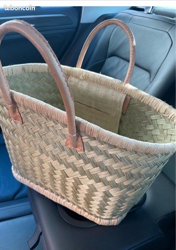 Sac panier en osier (image 1)