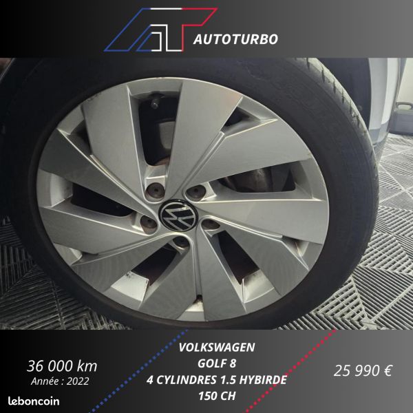 Volkswagen GOLF VIII 1.5 ETSI OPF 150CH STYLE DSG7 (image 4)