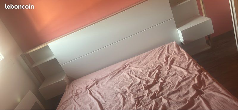 Tête de lit + matelas (image 2)