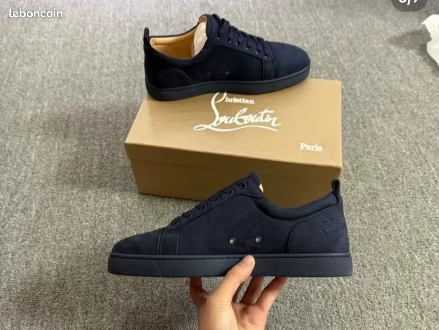 Chaussures Christian Louboutin pour homme (bleu foncé) Pointure
