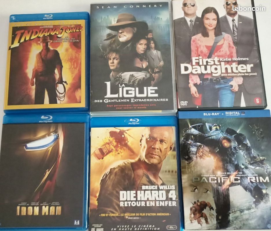 Lot de DVD blu-ray - 4 euros l'unité (image 2)