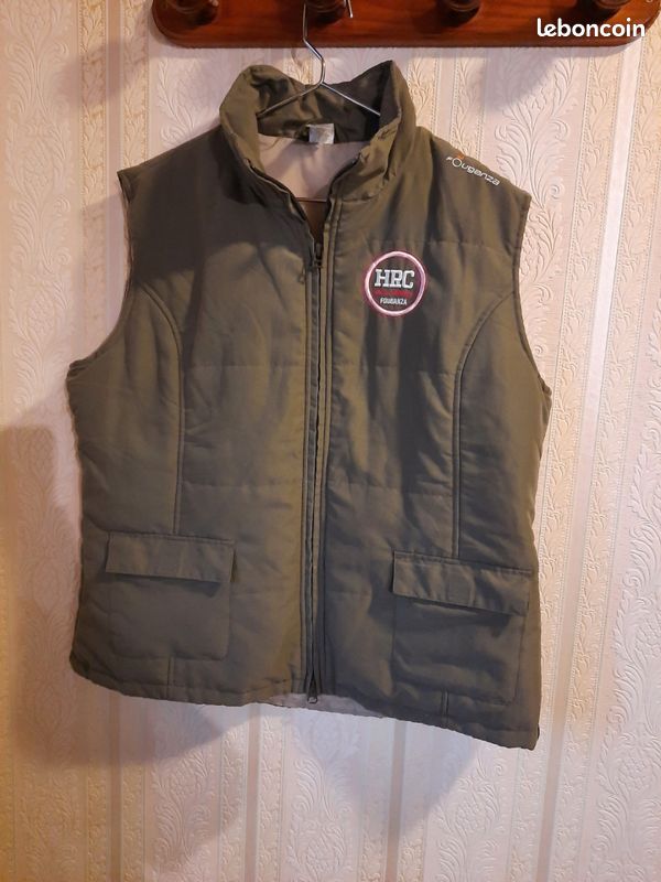 Veste sans manches marron Fouganza taille M – gilet équitation