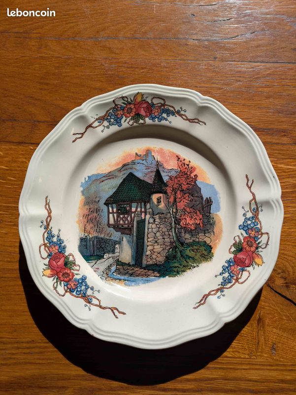Assiettes (12+10) Sarreguemines Obernai (image 4)