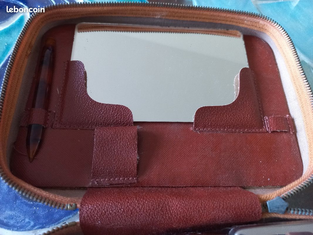 Trousse de toilette voyage vintage (image 5)