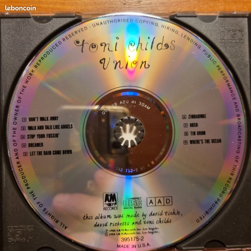 Toni Childs – Union - CD (image 2)