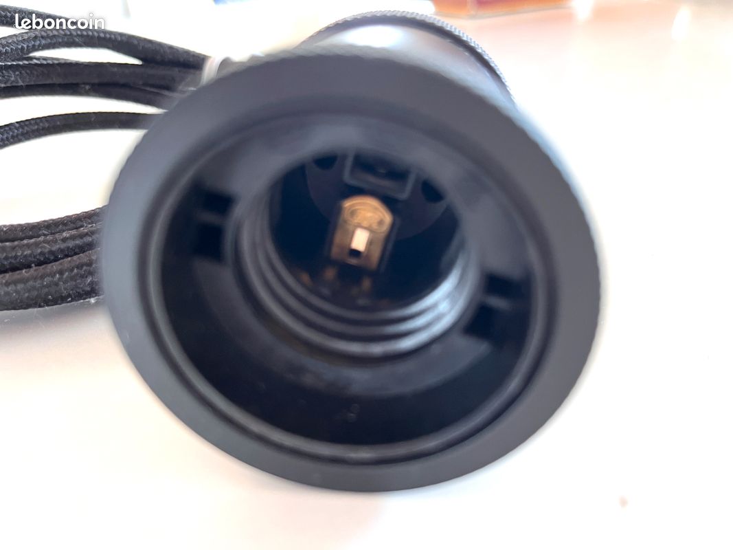 Cordon réglable pour suspension noir, Philips - E27 - L. 2,10 m (image 4)