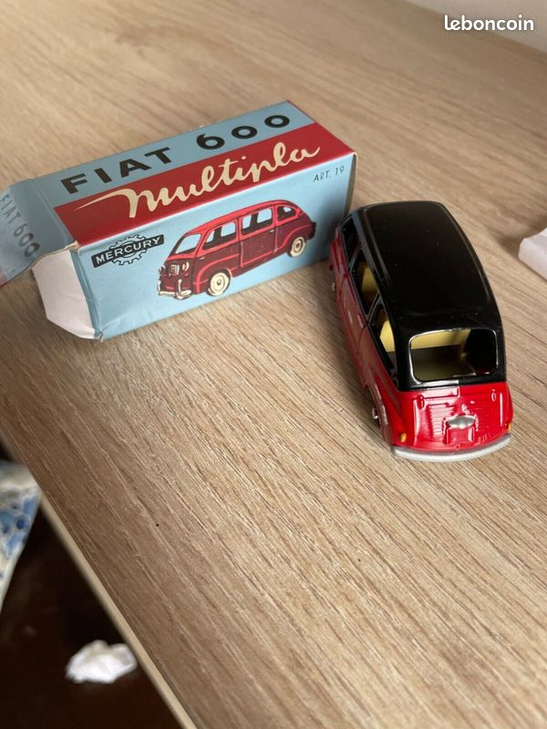 Fiat 600 Multipla Mercury Art. 19 - 1/43 - Couleur Rare - Mint In Box - So Dinky