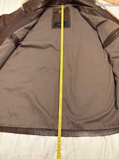 Veste ¾ en cuir d’agneau et fourrure véritable - OAKWOOD Taille XL – Excellent état (image 9)